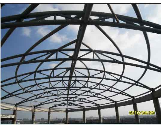 孝义中煤朔州宾馆管桁架工程